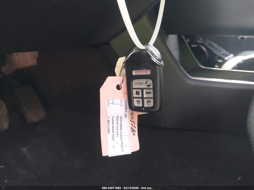 2018 Honda Clarity Plug-In Hybrid Touring VIN: JHMZC5F34JC002068 Lot: 44571692