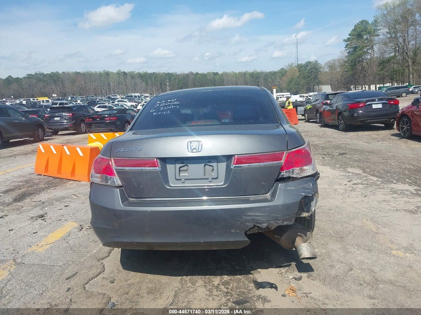 2012 Honda Accord 2.4 2.4 Ex grey Lot 111044571740 Vin 1HGCP2F70CA083390