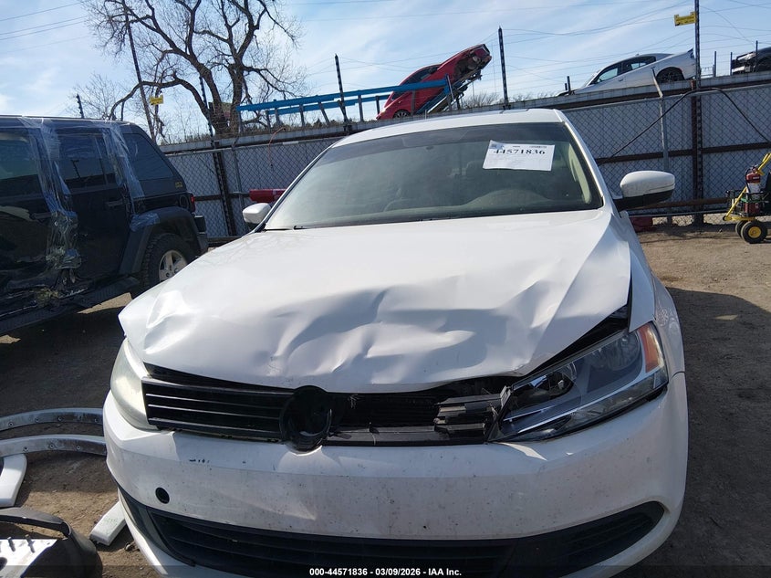 2012 Volkswagen Jetta 2.0 2.0L Tdi white Lot 111044571836 Vin 3VW3L7AJ3CM014672