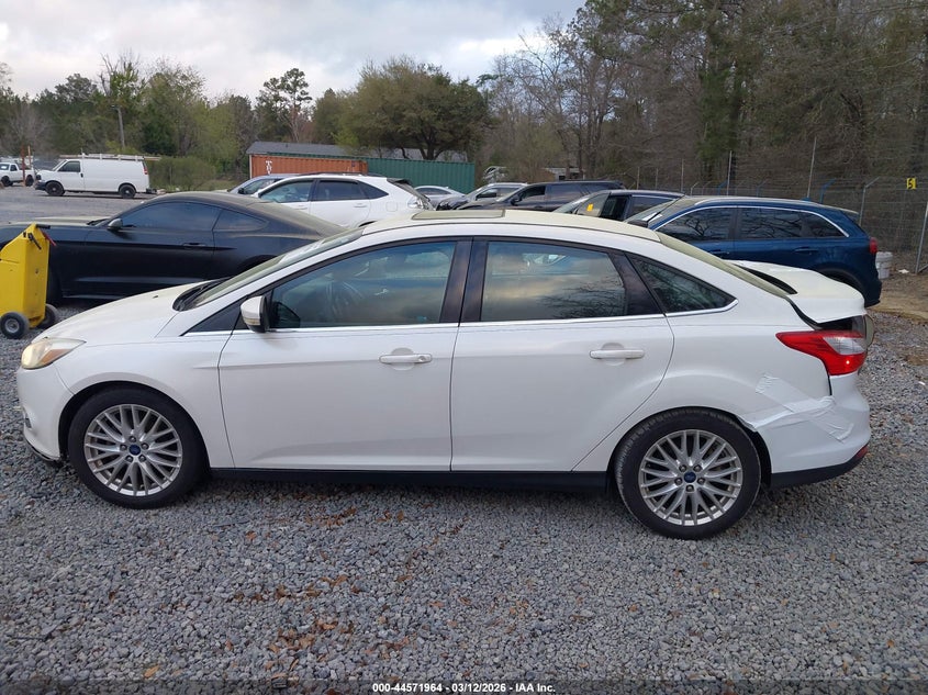2012 Ford Focus 16.0 Sel white Lot 111044571964 Vin 1FAHP3H26CL302357