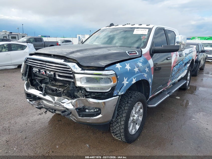 Vin: 3c6ur5nl5ng279558, lot: 45068856, ram 2500 laramie  4x4 6'4 box 20222