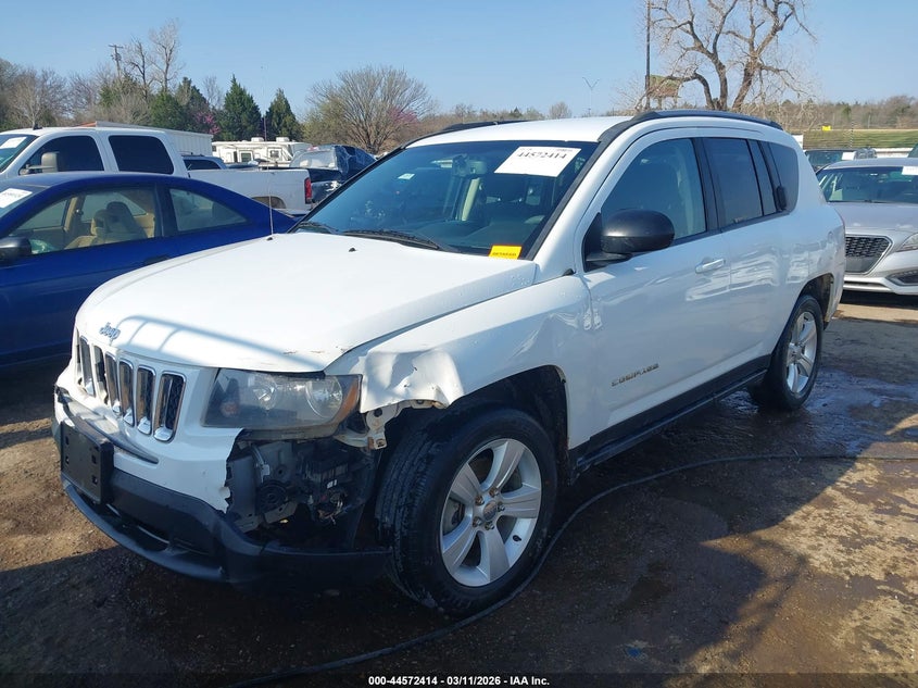 Vin: 1c4njcba4gd525561, lot: 45069294, jeep compass sport 20162