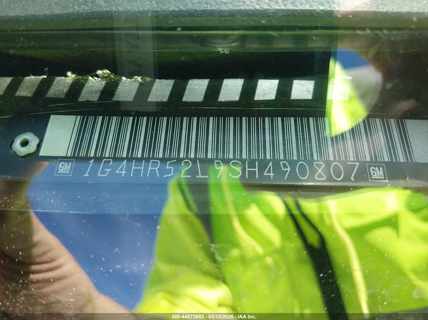 1995 Buick Lesabre Limited VIN: 1G4HR52L9SH490807 Lot: 44572682