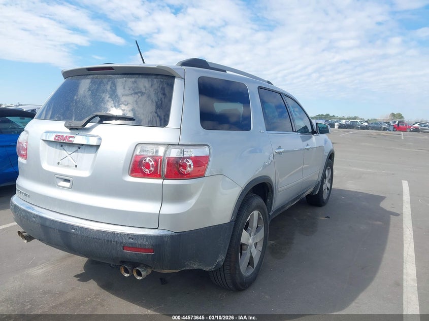 2012 Gmc Acadia 3.6 Slt-1 silver Lot 111044573645 Vin 1GKKRRED2CJ387846
