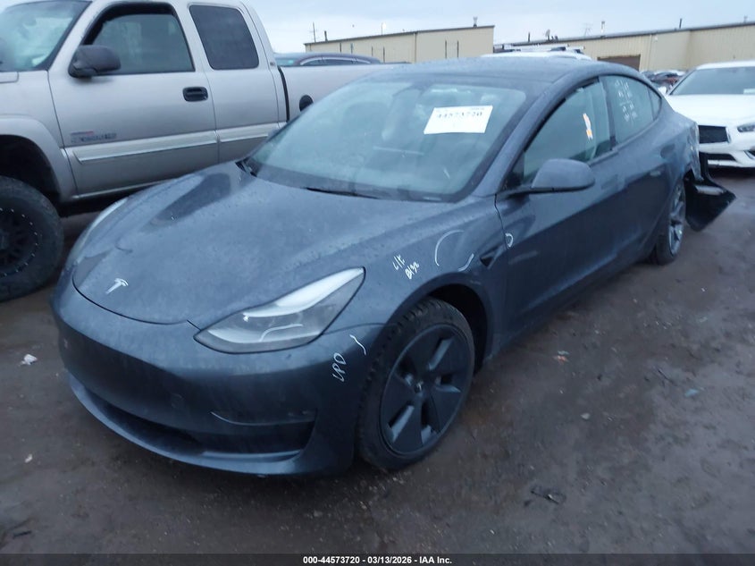 2022 Tesla Model 3 Long Range Dual Motor All-Wheel Drive 5YJ3E1EB8NF180187 photo 1