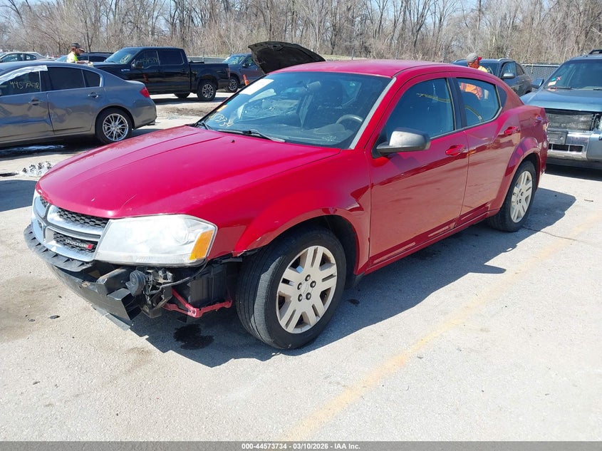 Vin: 1c3cdzab5en149413, lot: 45070614, dodge avenger se 20142
