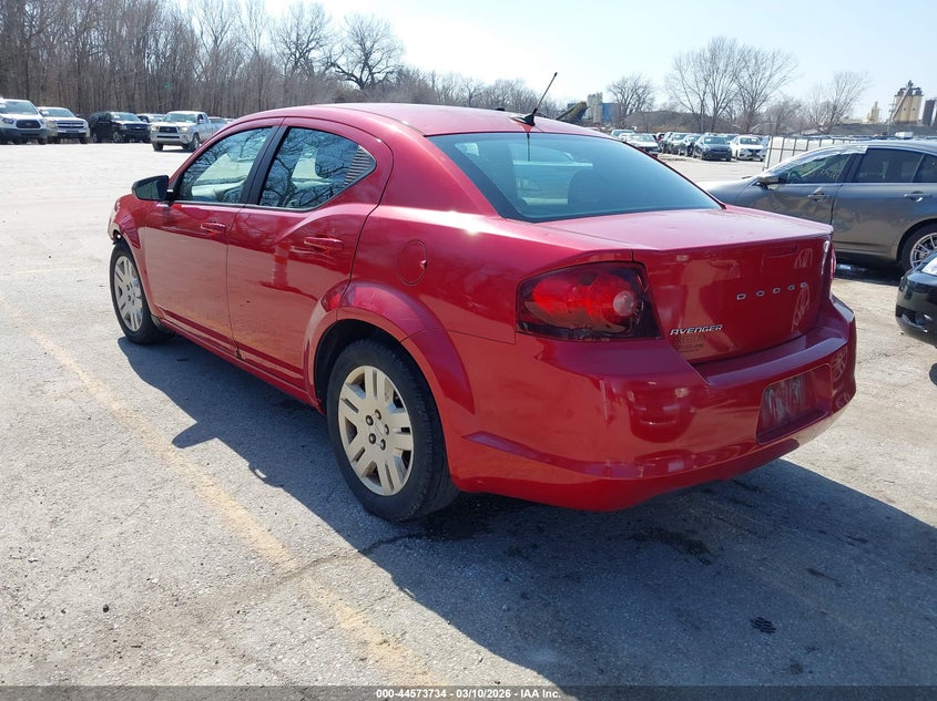 Vin: 1c3cdzab5en149413, lot: 45070614, dodge avenger se 20143