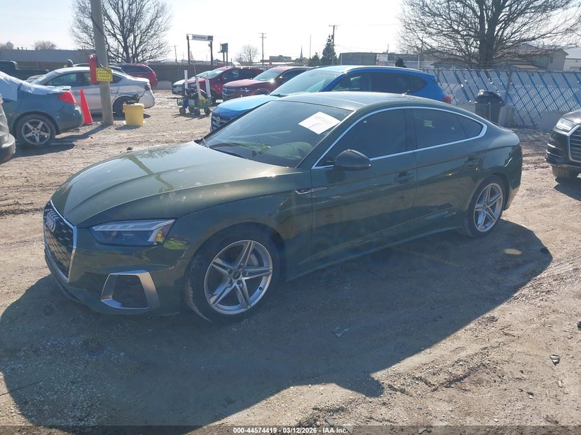 2022 Audi A5 Sportback Premium Plus 45 Tfsi S Line Quattro S Tronic