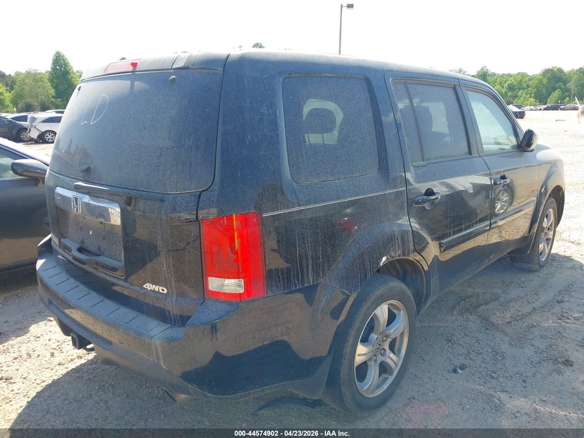 Vin: 5fnyf4h51cb074722, lot: 45071782, honda pilot ex-l 20124