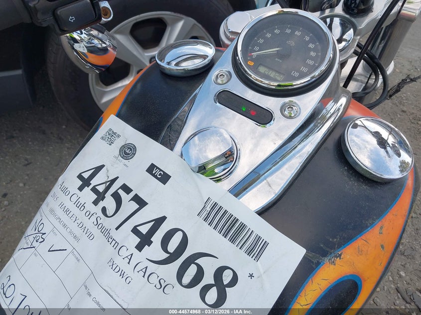 2015 Harley-Davidson Fxdwg Dyna Wide Glide VIN: 1HD1GPM38FC305801 Lot: 44574968