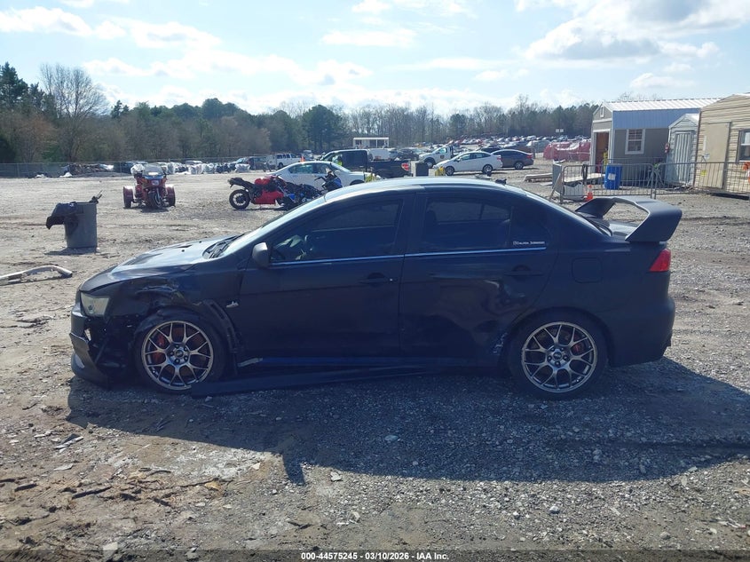 2010 Mitsubishi Lancer Evolution Mr/Mr Touring VIN: JA32W5FV5AU018459 Lot: 44575245