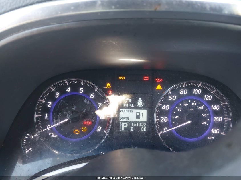 2014 Infiniti Qx70 VIN: JN8CS1MW7EM413212 Lot: 44575304