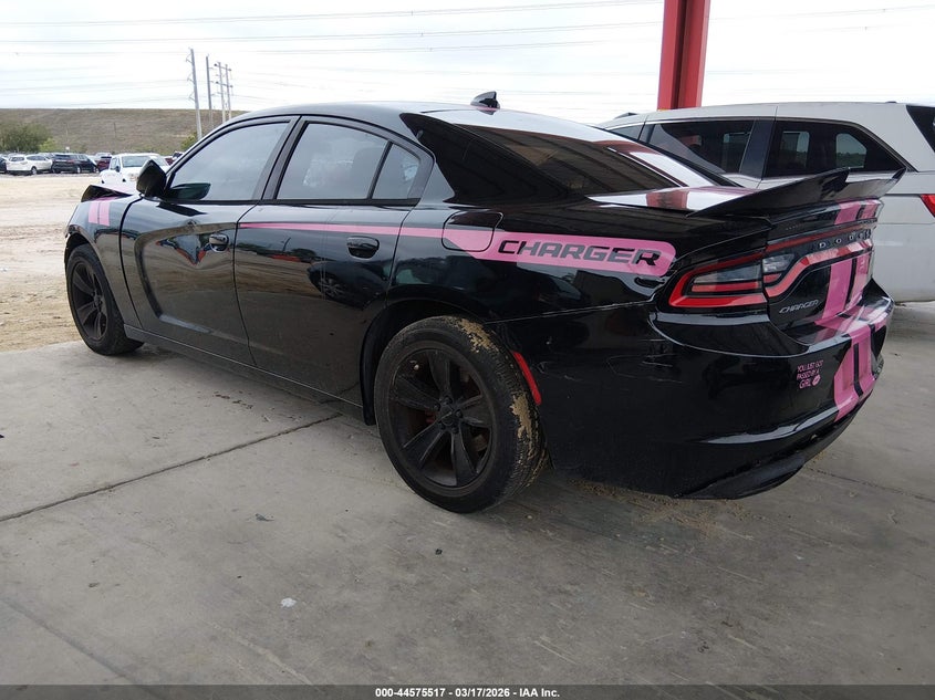 Vin: 2c3cdxhg2fh889551, lot: 45072397, dodge charger sxt 20153