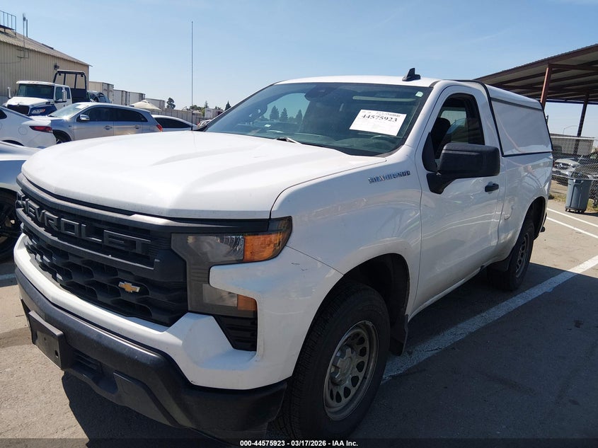Vin: 3gcnaaek3pg345404, lot: 45072803, chevrolet silverado 1500 2wd  standard bed wt 20232