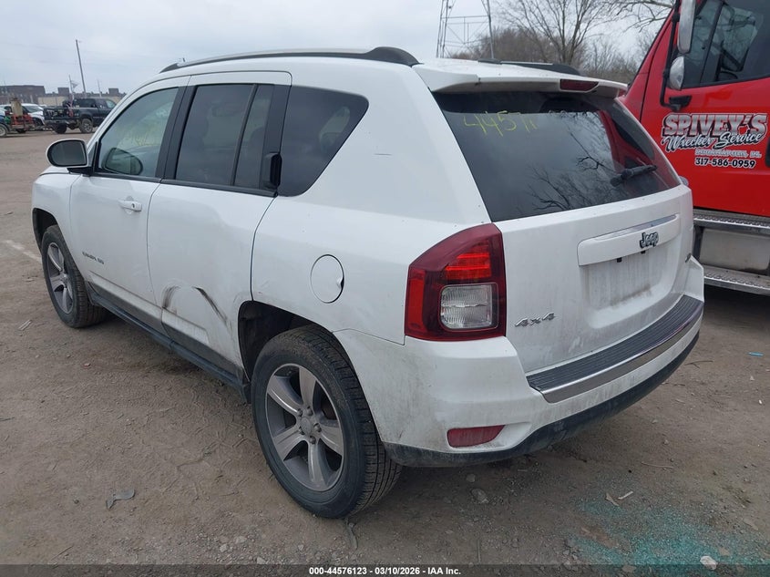 Vin: 1c4njdebxhd171539, lot: 45073004, jeep compass high altitude 4x4 20173