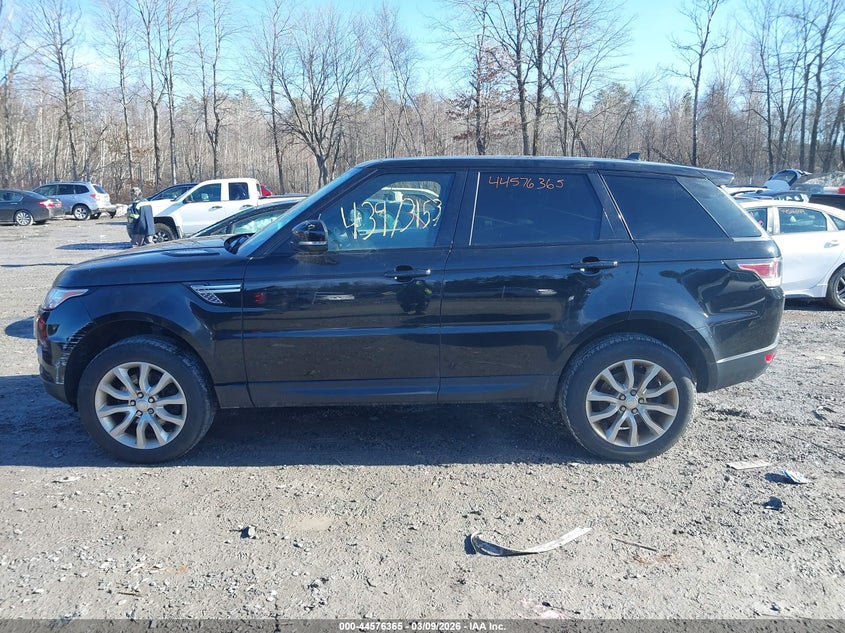 2016 Land Rover Range Rover Sport 3.0L V6 Supercharged Hse VIN: SALWR2PF2GA103407 Lot: 44576365