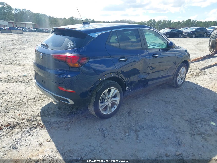 Vin: kl4mmbs22pb099431, lot: 45073442, buick encore gx preferred fwd 20234