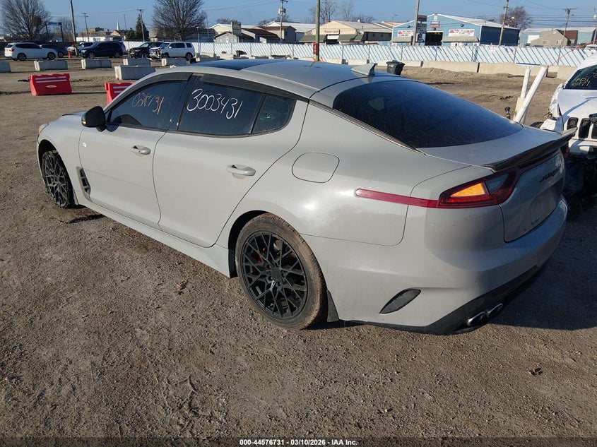 Vin: knae45lc0j6028731, lot: 45073611, kia stinger gt1 20183