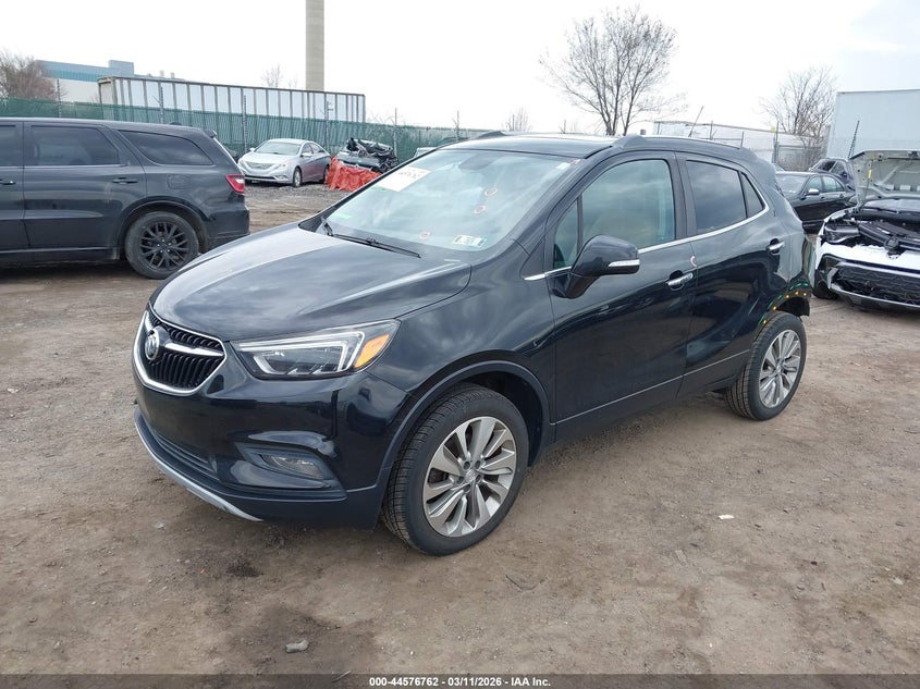 Vin: kl4cjgsb2hb010847, lot: 45073642, buick encore essence 20172