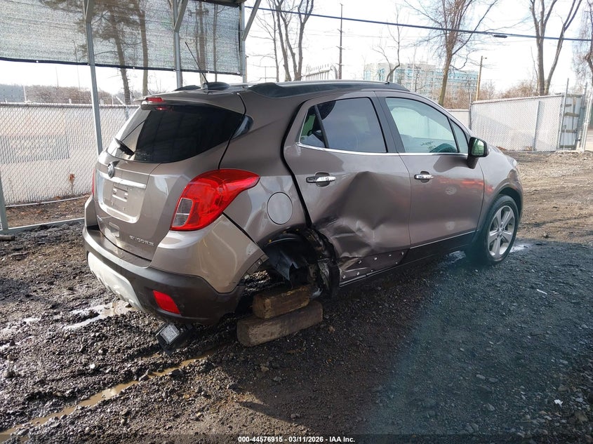 Vin: kl4cjbsb6fb161237, lot: 45073795, buick encore convenience 20154