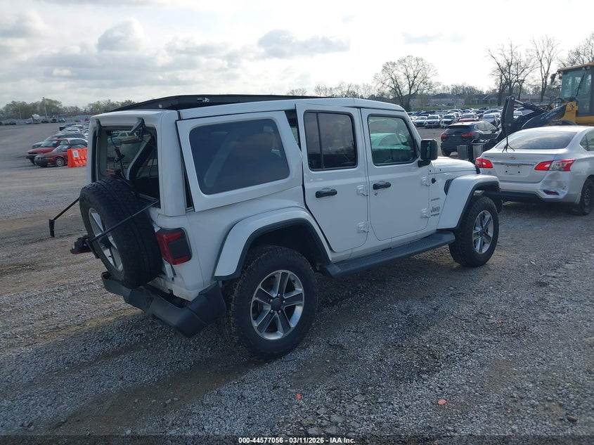 Vin: 1c4hjxen4kw679512, lot: 45073936, jeep wrangler unlimited sahara 4x4 20194