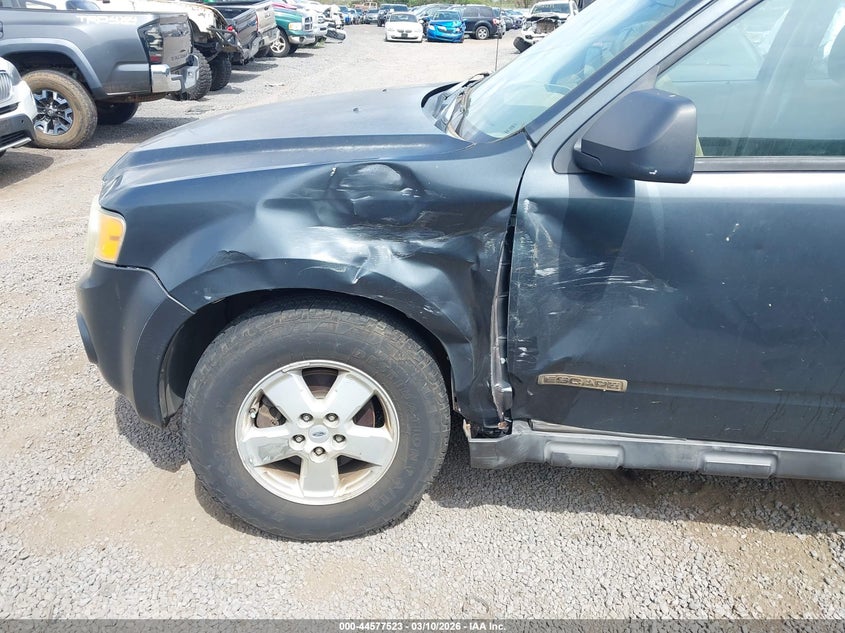 2008 Ford Escape 2.3 Xls xls Manual Grey Lot 111044577523 Vin 1FMCU02Z08KC17136