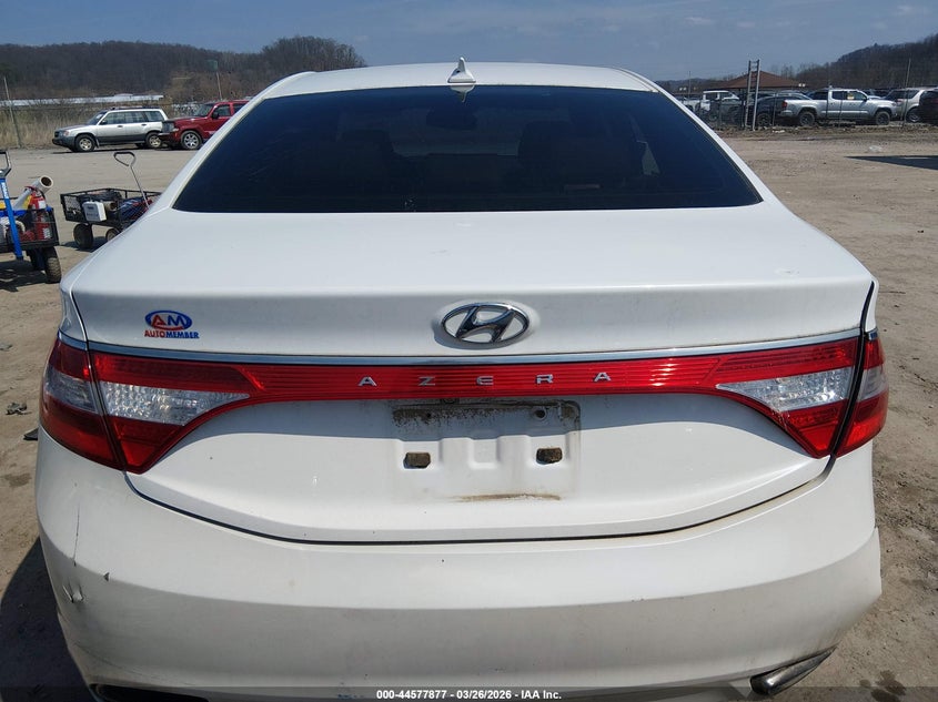 2012 Hyundai Azera VIN: KMHFG4JG9CA159084 Lot: 44577877