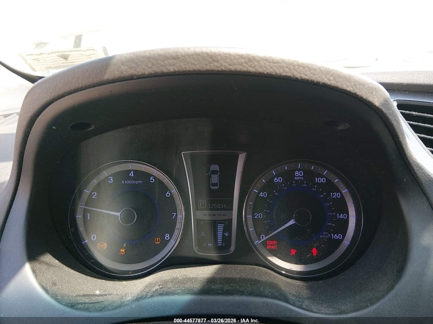 2012 Hyundai Azera VIN: KMHFG4JG9CA159084 Lot: 44577877