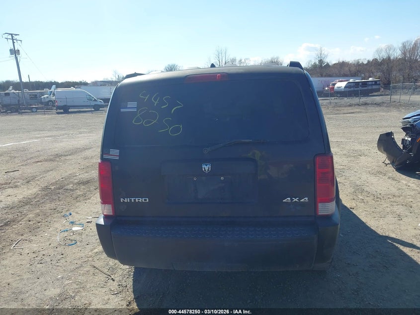 2007 Dodge Nitro Sxt VIN: 1D8GU28K17W630462 Lot: 44578250