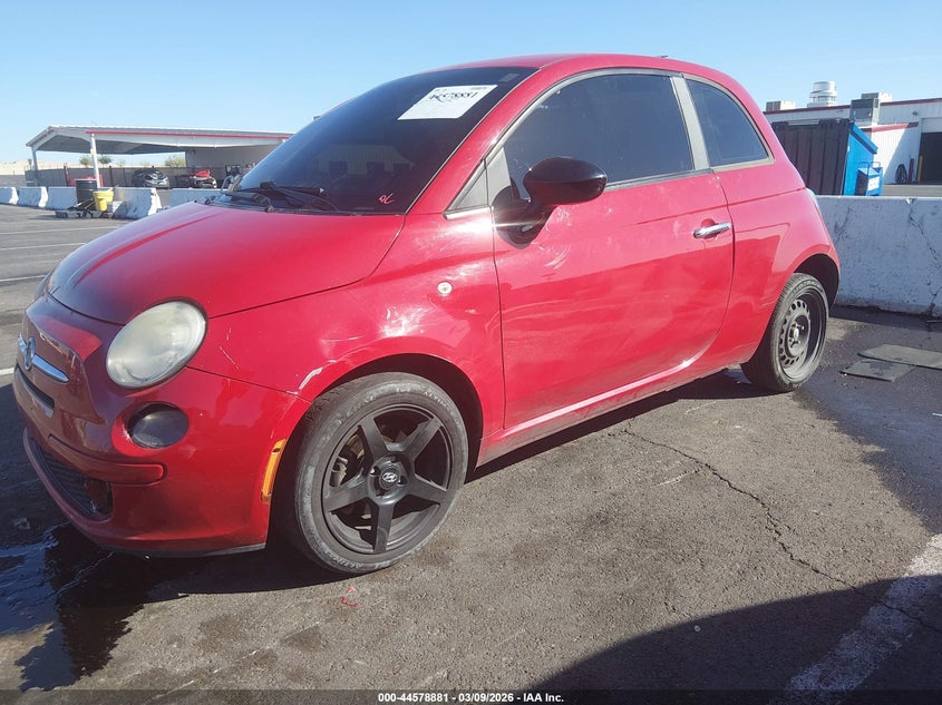 Vin: 3c3cffarxdt575375, lot: 45075761, fiat 500 pop 20132
