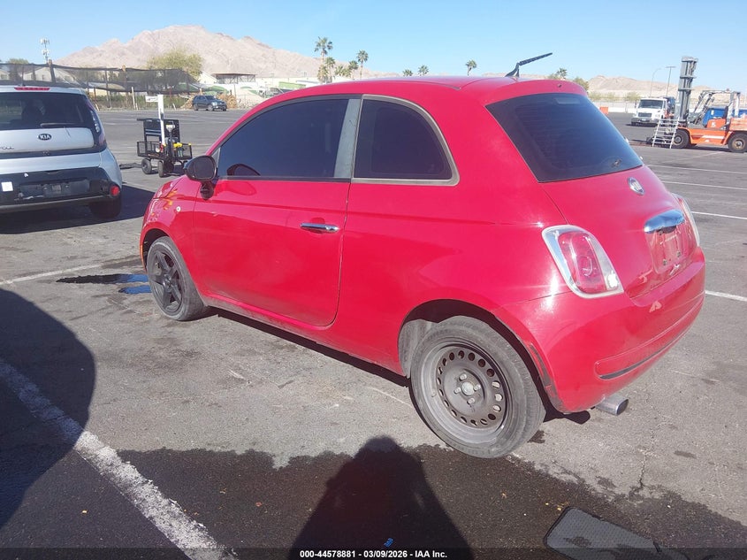 Vin: 3c3cffarxdt575375, lot: 45075761, fiat 500 pop 20133