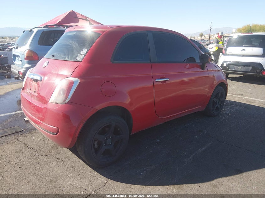 Vin: 3c3cffarxdt575375, lot: 45075761, fiat 500 pop 20134