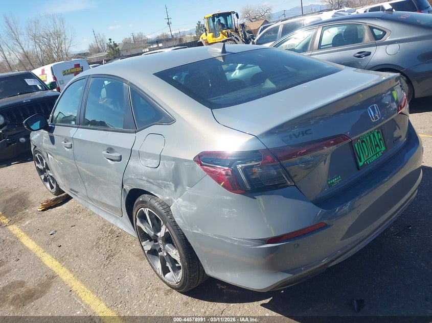 Vin: 2hgfe4f87th327738, lot: 45075871, honda civic hybrid sport/sport touring 20263
