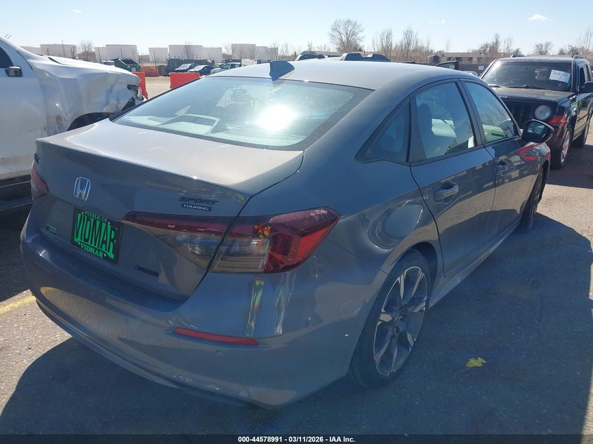 Vin: 2hgfe4f87th327738, lot: 45075871, honda civic hybrid sport/sport touring 20264