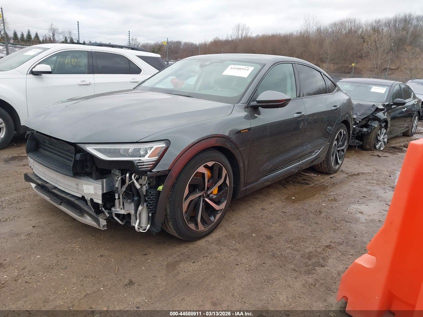 Vin: wa12aage4nb008167, lot: 45077791, audi e-tron sportback premium plus s line quattro 20222