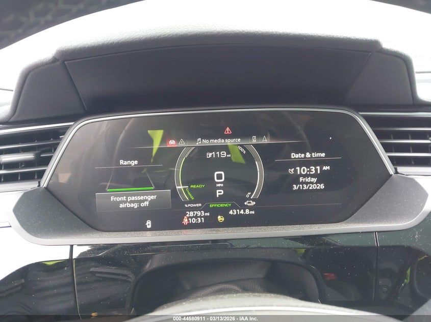 2022 AUDI E-TRON SPORTBACK SPORT UTILITY VEHICLE ELECTRIC
