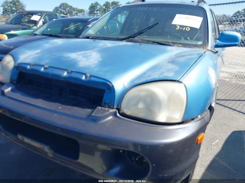 2003 Hyundai Santa Fe Gls/Lx VIN: KM8SC13E23U524045 Lot: 44580927