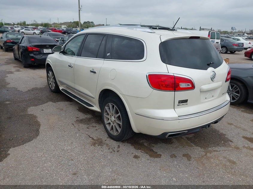 Vin: 5gakrbkd7fj172489, lot: 45077892, buick enclave leather 20153