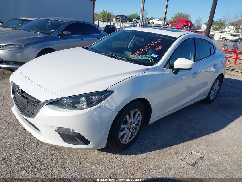 Vin: jm1bm1x72g1325873, lot: 45077894, mazda mazda3 i grand touring 20162