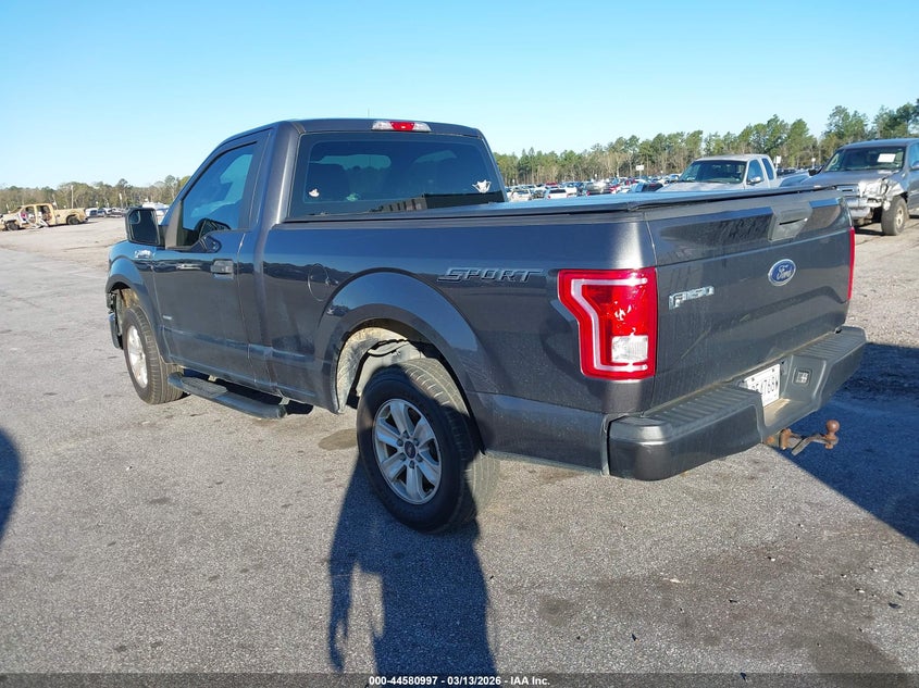 Vin: 1ftmf1cp1gfb19472, lot: 45077901, ford f-150 xl 20163