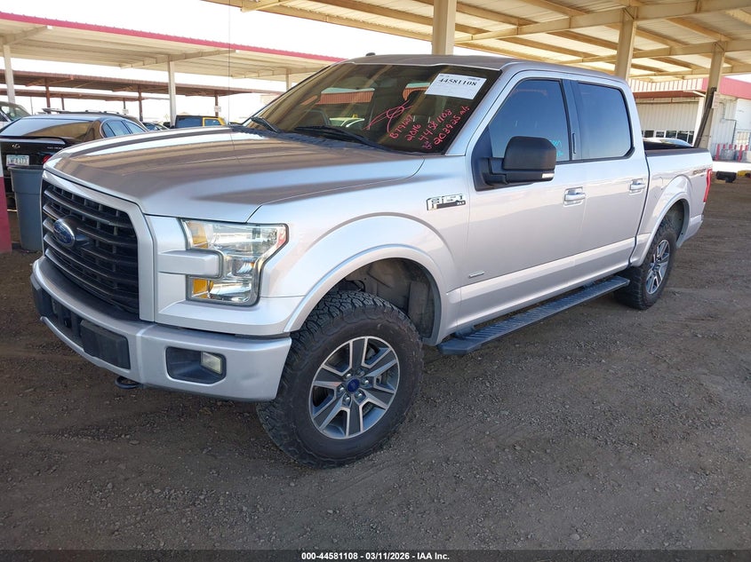 Vin: 1ftew1ep8gfb79637, lot: 45078012, ford f-150 lariat/xl/xlt 20162