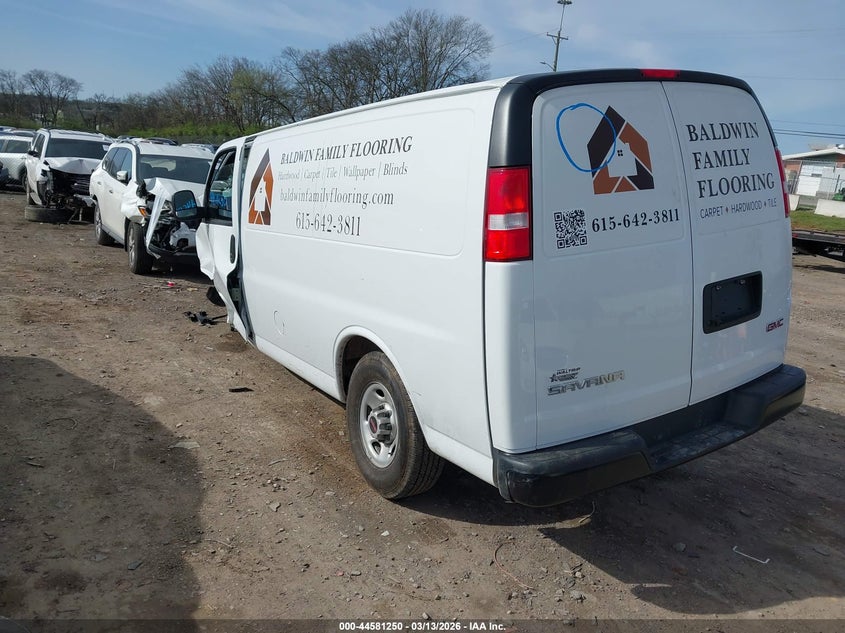 2025 GMC Savana Cargo Rwd 2500 Regular Wheelbase Work Van