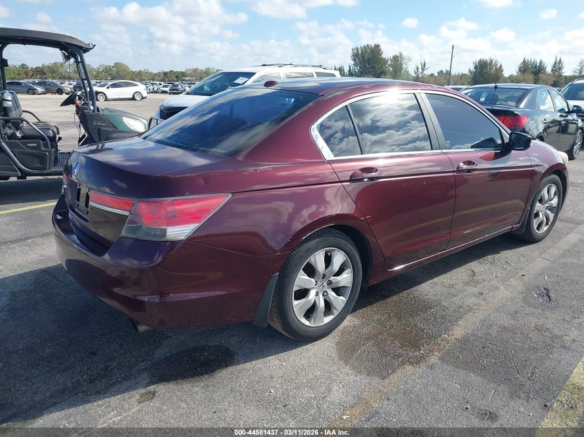 2012 Honda Accord 2.4 2.4 Ex-L red Lot 111044581437 Vin 1HGCP2F85CA060423