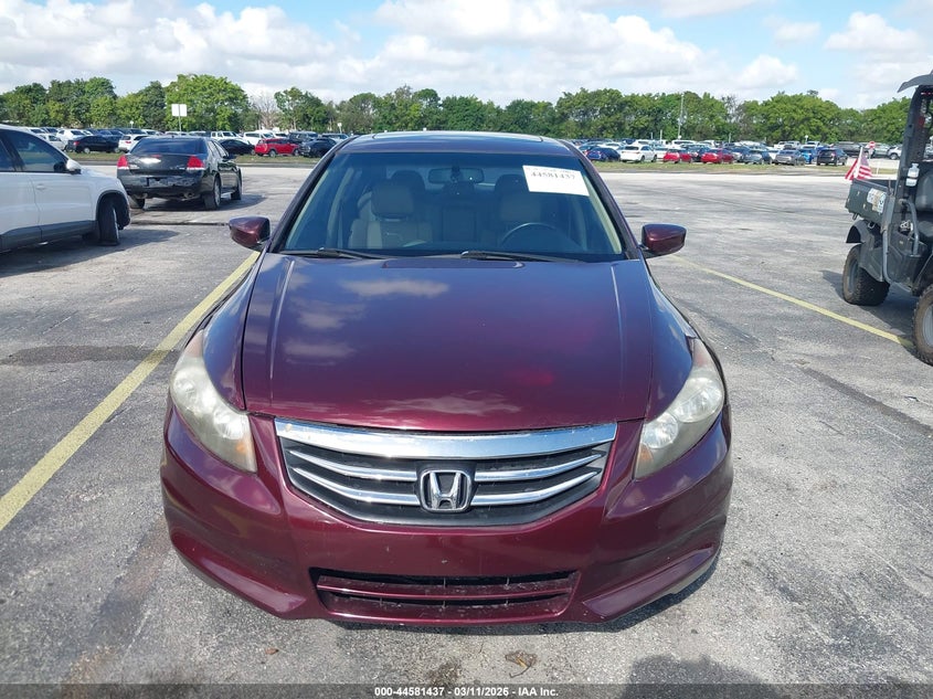 2012 Honda Accord 2.4 2.4 Ex-L red Lot 111044581437 Vin 1HGCP2F85CA060423