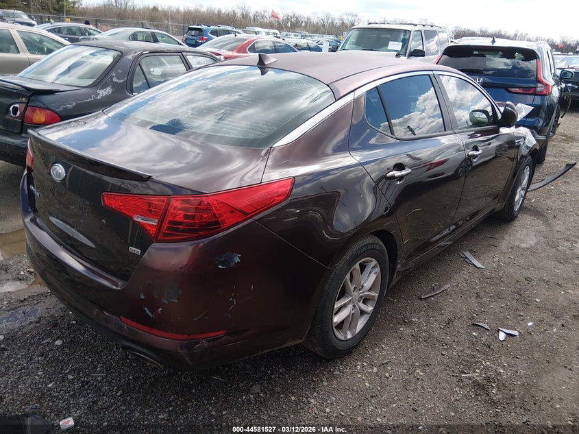 Vin: 5xxgm4a74cg055933, lot: 45078430, kia optima lx 20124
