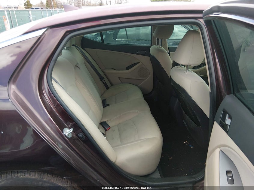 2012 Kia Optima 2.4 Lx red Lot 111044581527 Vin 5XXGM4A74CG055933