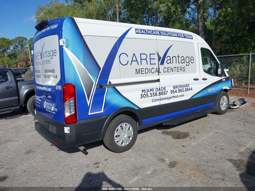 Vin: 1fbax2cg9pka50371, lot: 45078603, ford transit-350 passenger van xl 20234