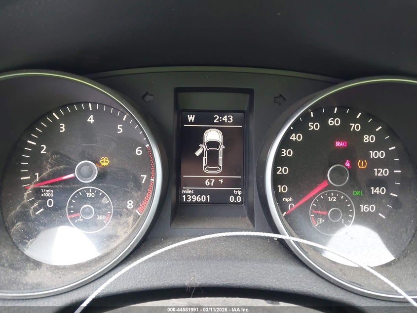 2010 Volkswagen Golf 2-Door VIN: WVWAA7AJ9AW102221 Lot: 44581991