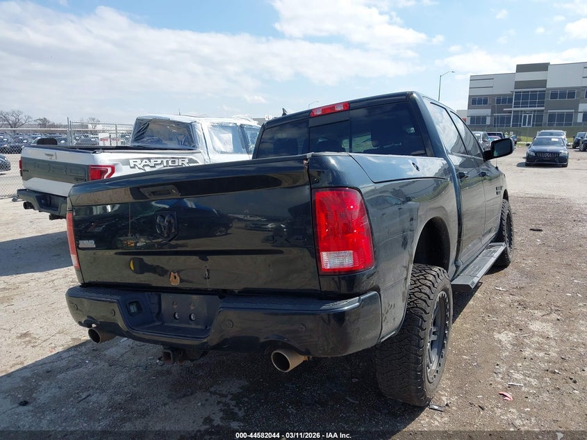 Vin: 1c6rr7lt4js237728, lot: 45078948, ram 1500 big horn  4x4 5'7 box 20184