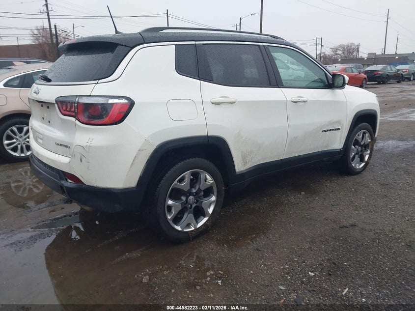 Vin: 3c4njdcbxlt167674, lot: 45079127, jeep compass limited 4x4 20204